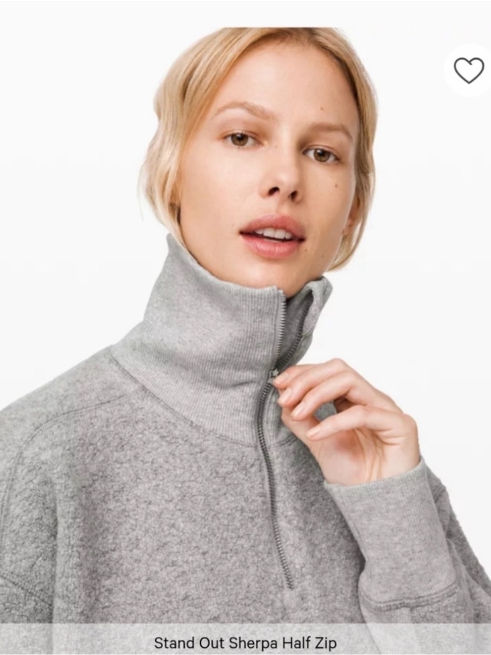 Lululemon Athletica Women's Gray Half-Zip Pullover Sweater - Picture 2 of 10